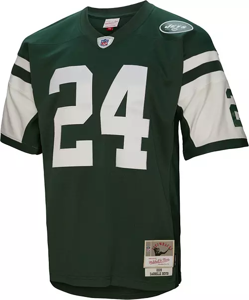 Men's New York Jets Darrelle Revis #24 2009 Green Throwback Jersey