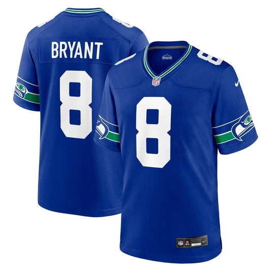 Coby Bryant Seattle Seahawks  Throwback   Game Jersey - Royal