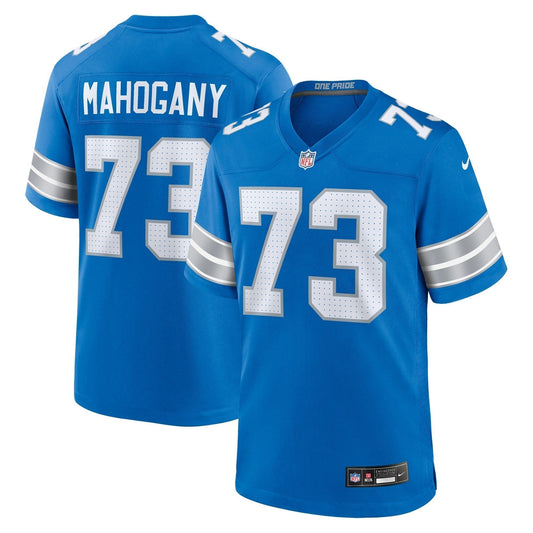 Christian Mahogany Detroit Lions  Team Game Jersey -  Blue