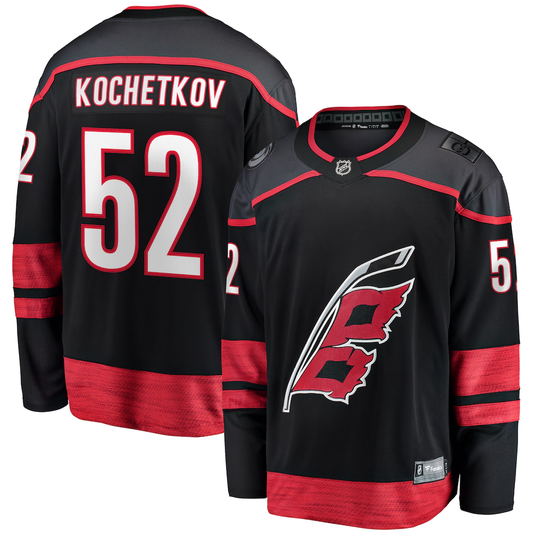Men's Carolina Hurricanes Pyotr Kochetkov Fanatics Black Player Jersey