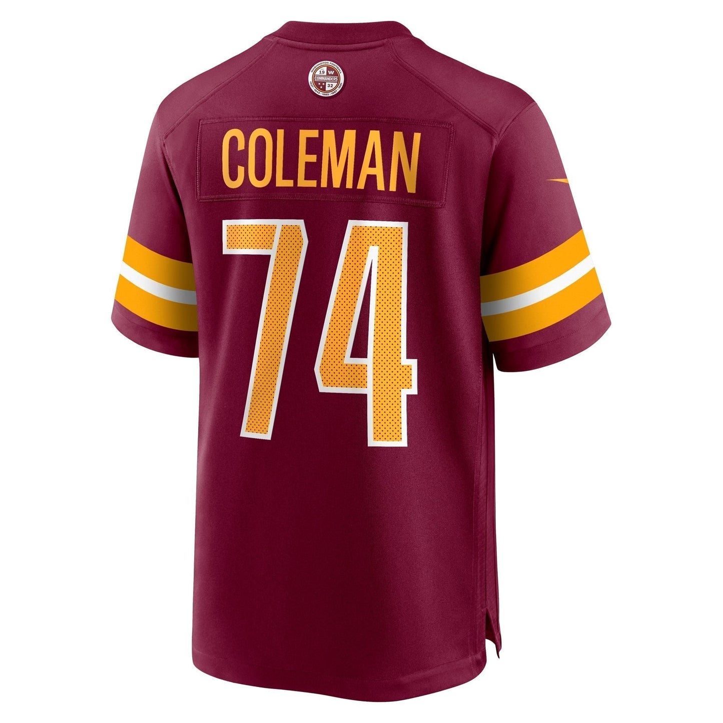 Brandon Coleman Washington Commanders   Game Jersey -  Burgundy