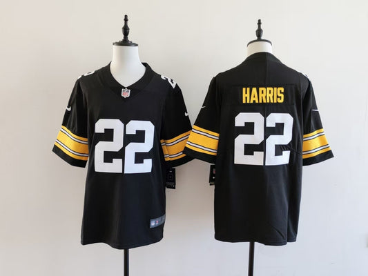 Men's Pittsburgh Steelers Najee Harris  Jersey -  Black-No team logo