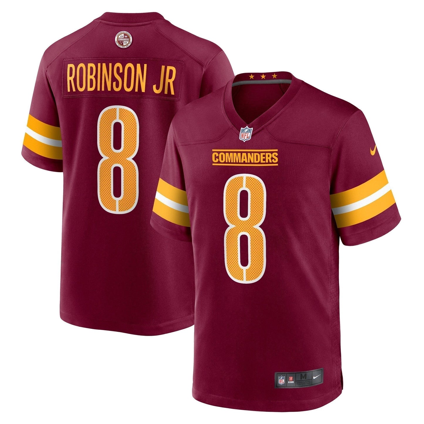 Brian Robinson Washington Commanders    Game Jersey - Burgundy