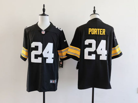 Men's Pittsburgh Steelers Joey Porter  Jersey -  Black-No team logo
