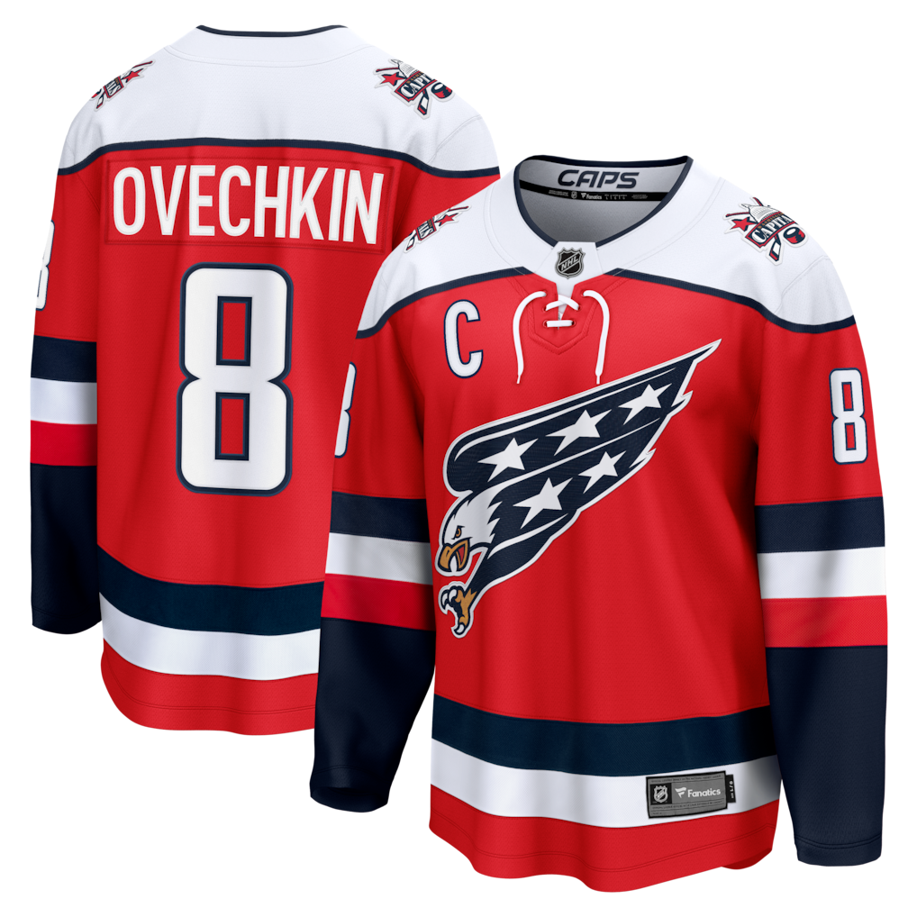 Men's Washington Capitals Alexander Ovechkin Fanatics Red Alternate Breakaway Player Jersey