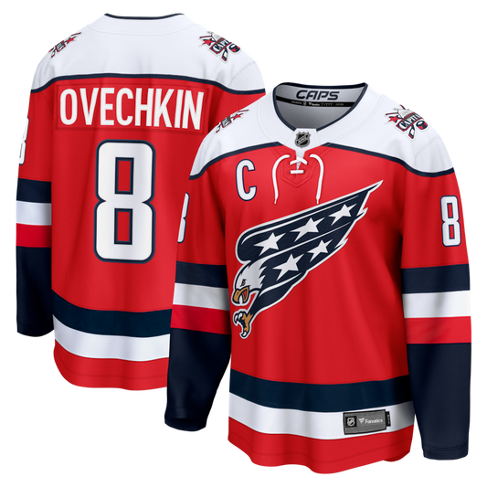 Men's Washington Capitals Alexander Ovechkin Fanatics Red Alternate Breakaway Player Jersey