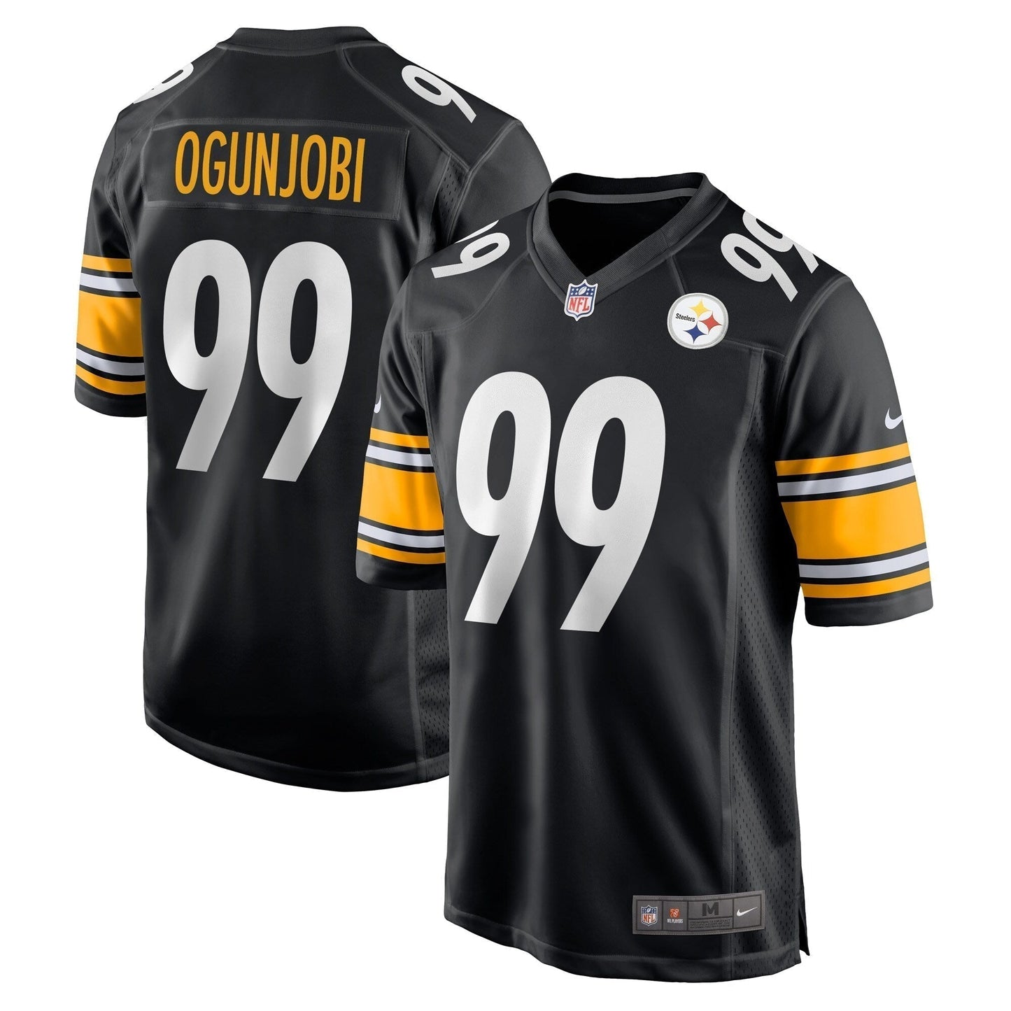 Larry Ogunjobi Pittsburgh Steelers  Game   Jersey - Black