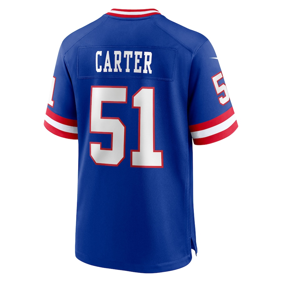 Men's New York Giants Abdul Carter  Royal First Round Pick 2nd Alternate Game Jersey