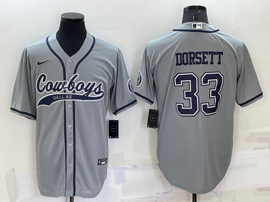 Men's Dallas Cowboys Tony Dorsett Gray Game Jersey Joint Edition