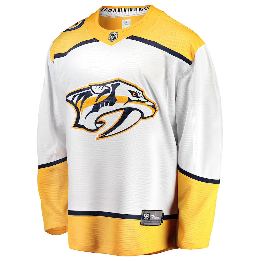 Nashville Predators Breakaway Away Blank Jersey - White