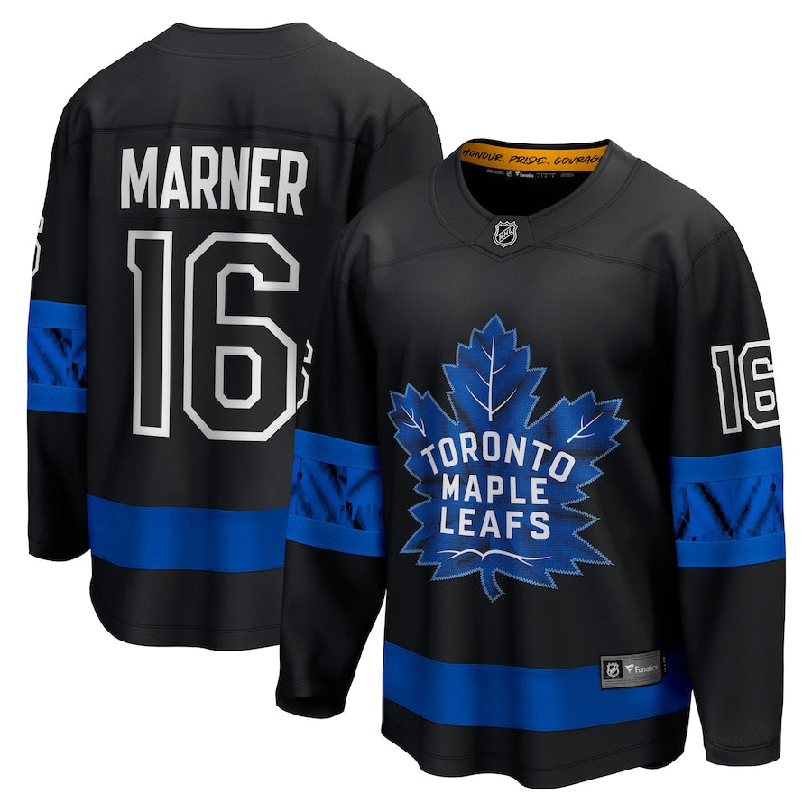 Mitchell Marner Toronto Maple Leafs  Alternate Premier Breakaway Reversible  Jersey - Black