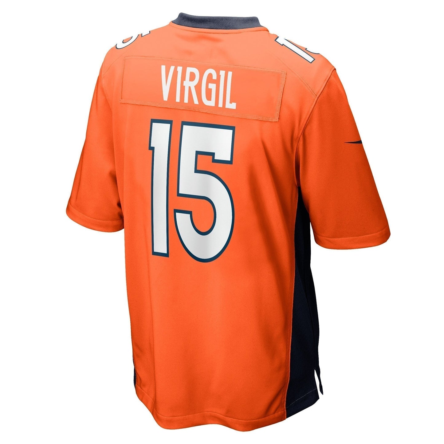 Jalen Virgil Denver Broncos  Game   Jersey - Orange