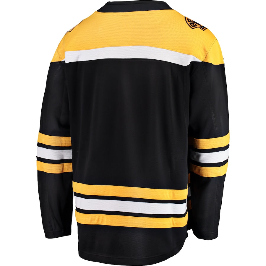 Custom Boston Bruins Breakaway Home Jersey - Black