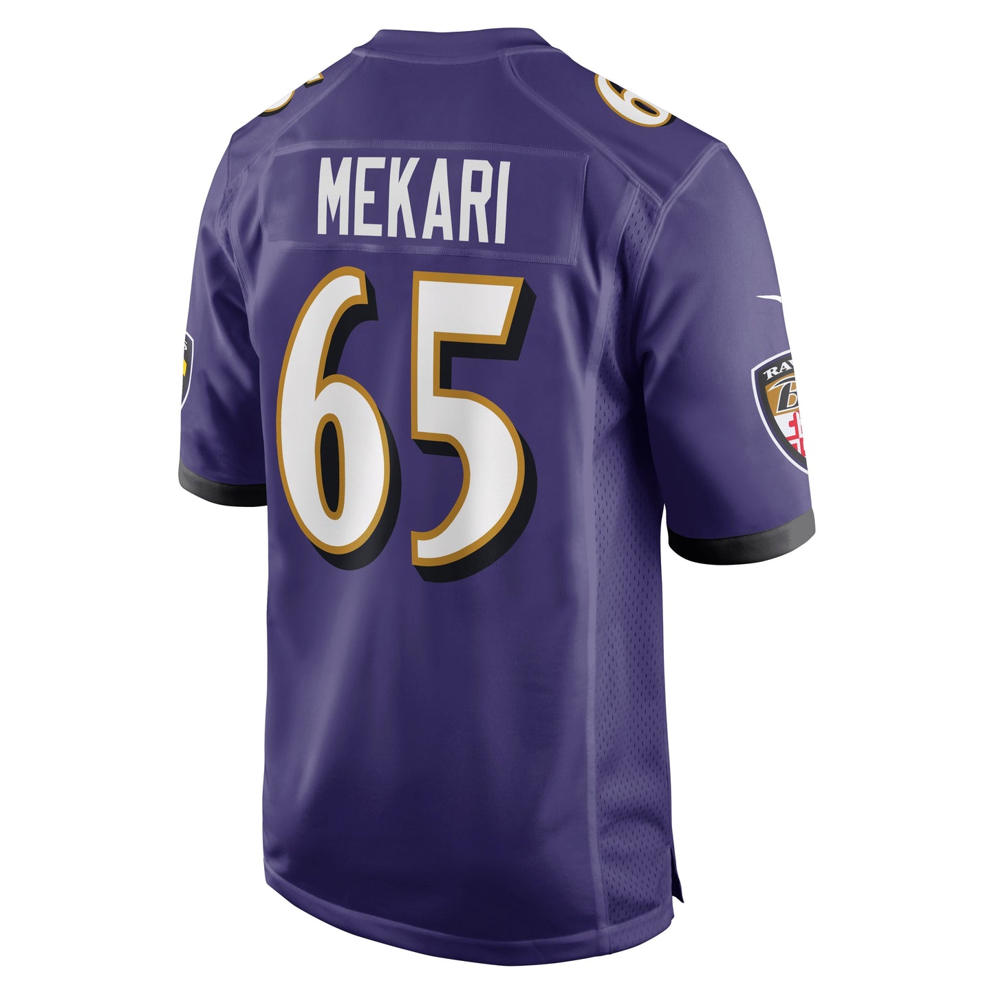 Patrick Mekari Baltimore Ravens  Game   Jersey - Purple