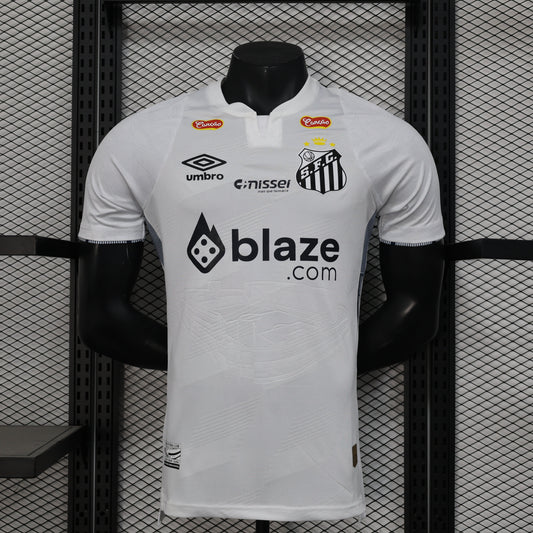2026 Santos White Advertisement Version Player Jersey