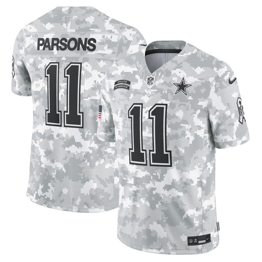 Micah Parsons Dallas Cowboys  2024 Salute to Service Limited Jersey - Arctic Camo