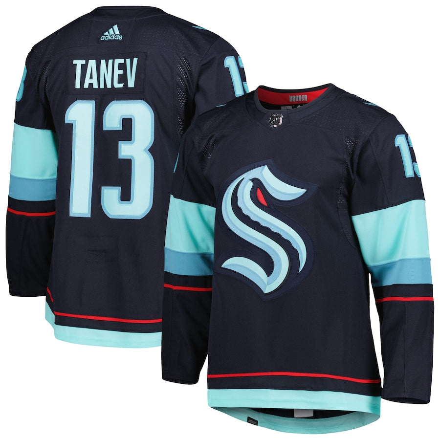 Men's Seattle Kraken Brandon Tanev  Deep Sea Blue Home Primegreen Authentic Player Jersey