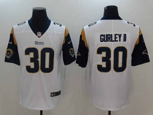 Men's San Louis Rams Todd Gurley Il Jersey-White