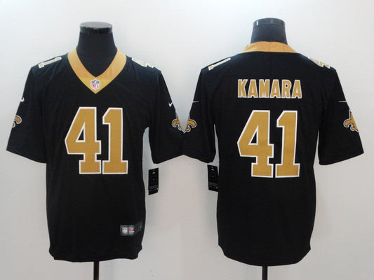 Men's New Orleans Saints Alvin Kamara Black Game Jersey