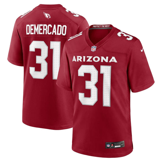 Emari Demercado Arizona Cardinals  Team Game Jersey -  Cardinal