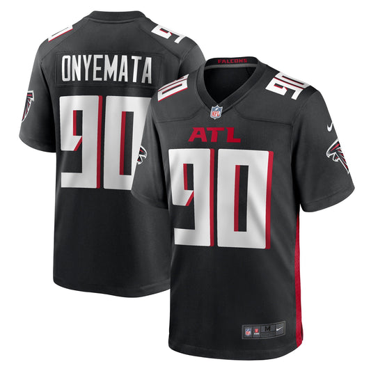 David Onyemata Atlanta Falcons  Game   Jersey - Black