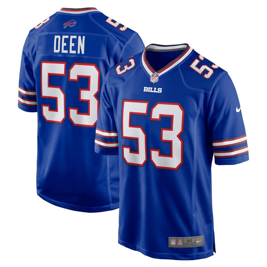Branson Deen Buffalo Bills Game Jersey -  Royal