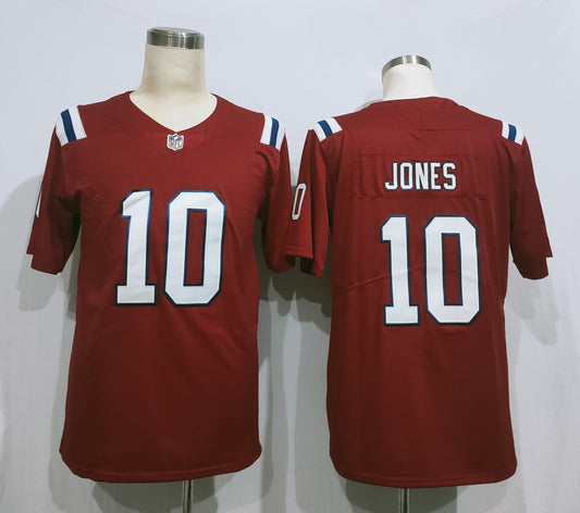 Men's New England Patriots Mac Jones Red Game Jersey