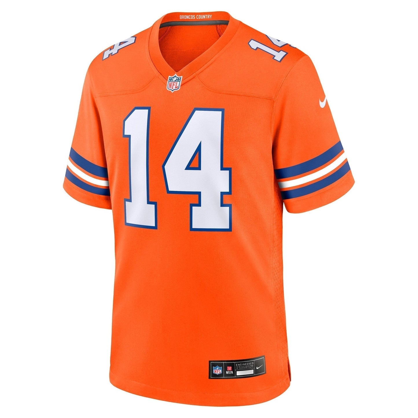 Courtland Sutton Denver Broncos  Mile High Collection 1977 Throwback   Game Jersey - Orange