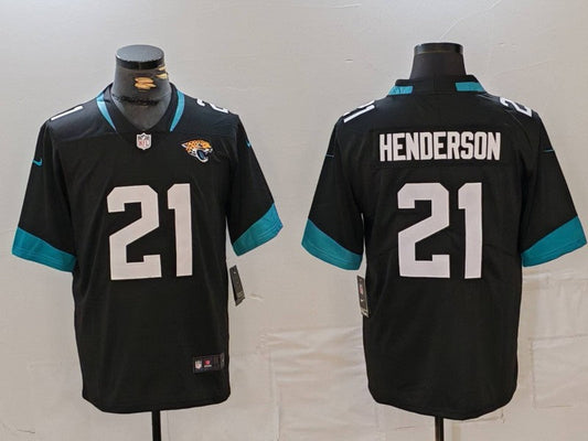 Men's Jacksonville Jaguars CJ Henderson Black Game Player Jersey