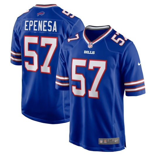 A.J. Epenesa Buffalo Bills Game   Jersey - Royal