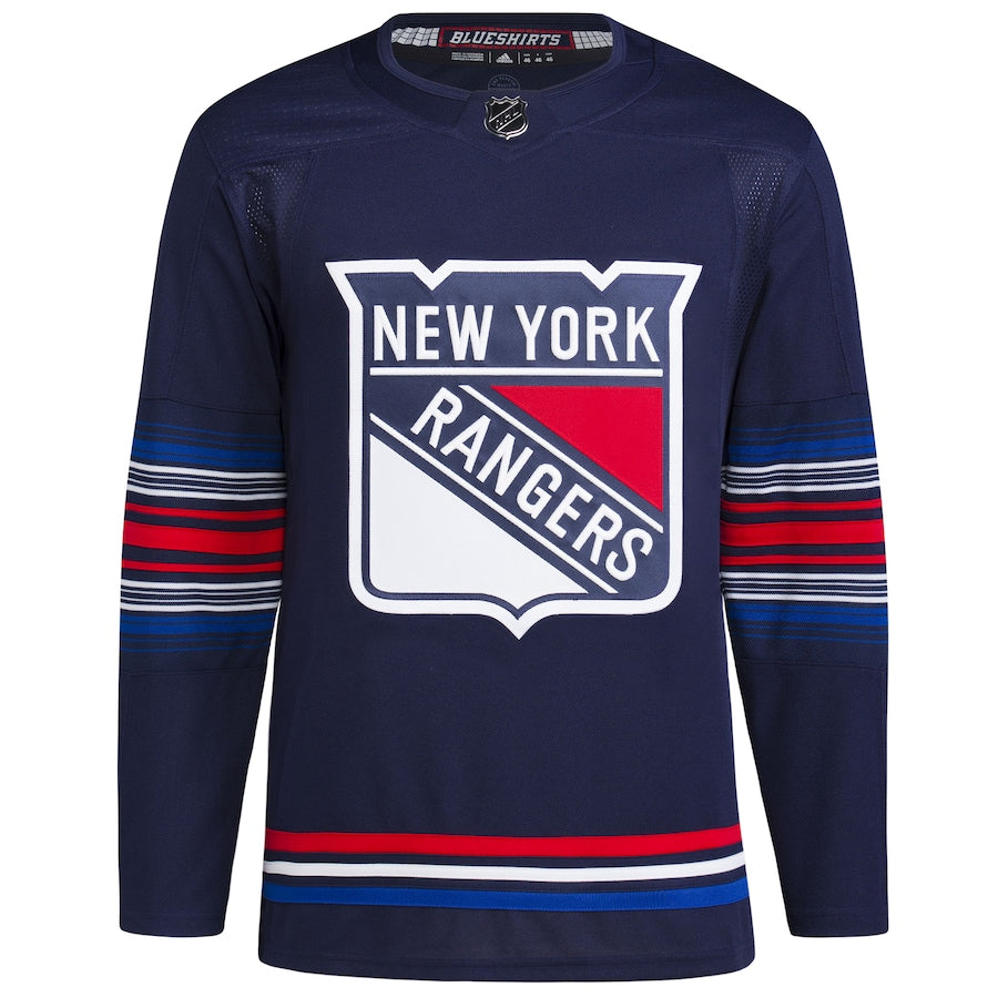 Custom New York Rangers Alternate Primegreen Jersey - Navy
