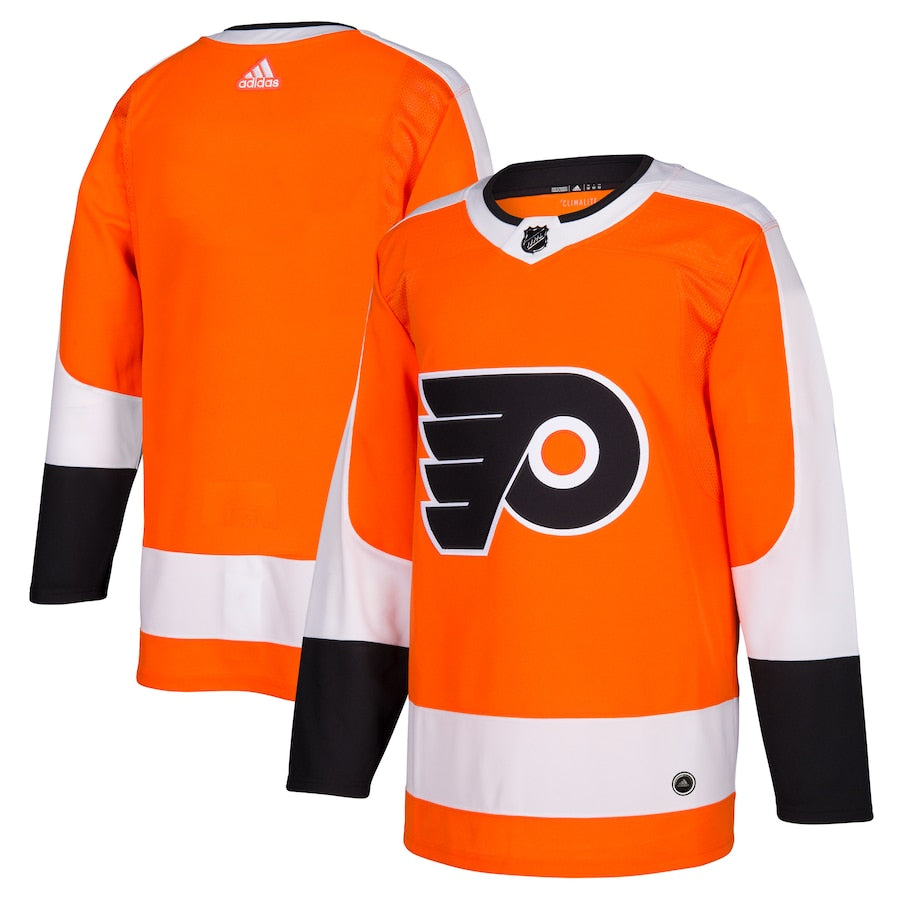 Men's Philadelphia Flyers  Orange Home Authentic Blank Jersey