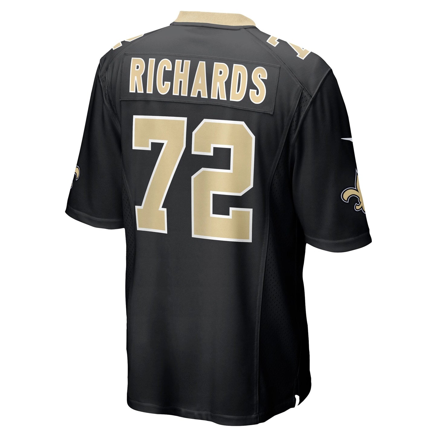 New Orleans Saints Asim Richards Black Team Game Jersey