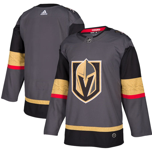 Men's Vegas Golden Knights  Gray Alternate Authentic Blank Jersey