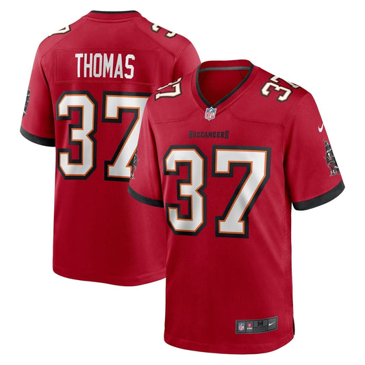 Tavierre Thomas Tampa Bay Buccaneers   Game Jersey -  Red