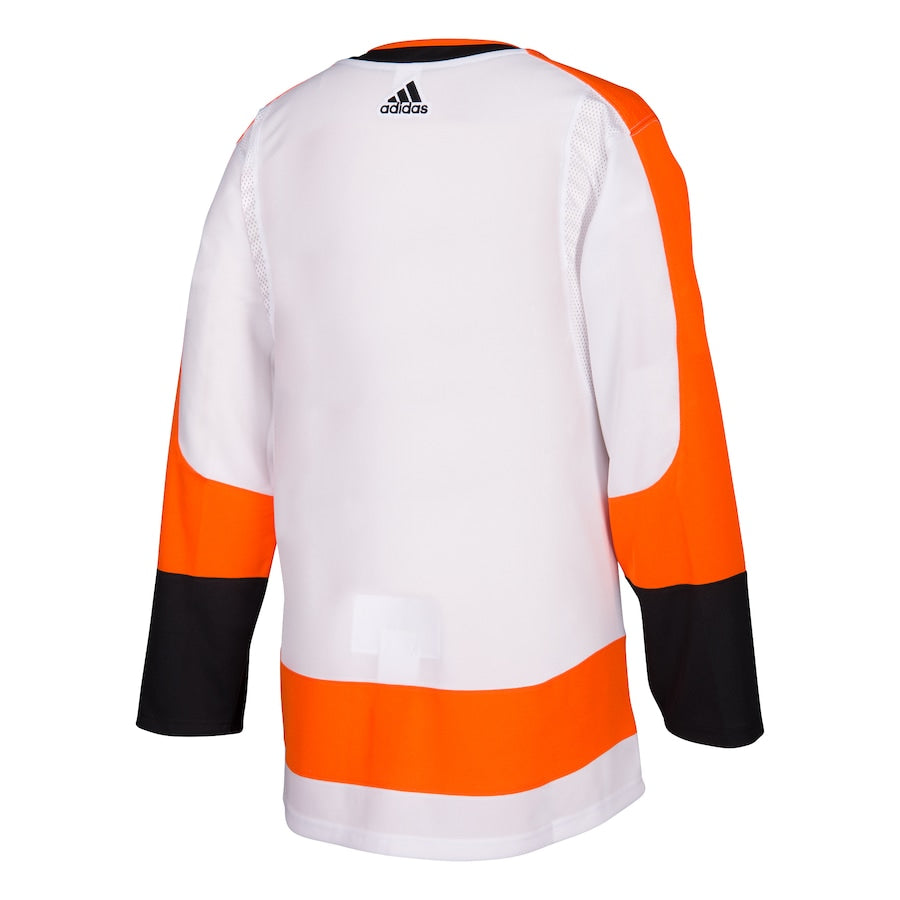 Men's Philadelphia Flyers  White Away Authentic Blank Jersey