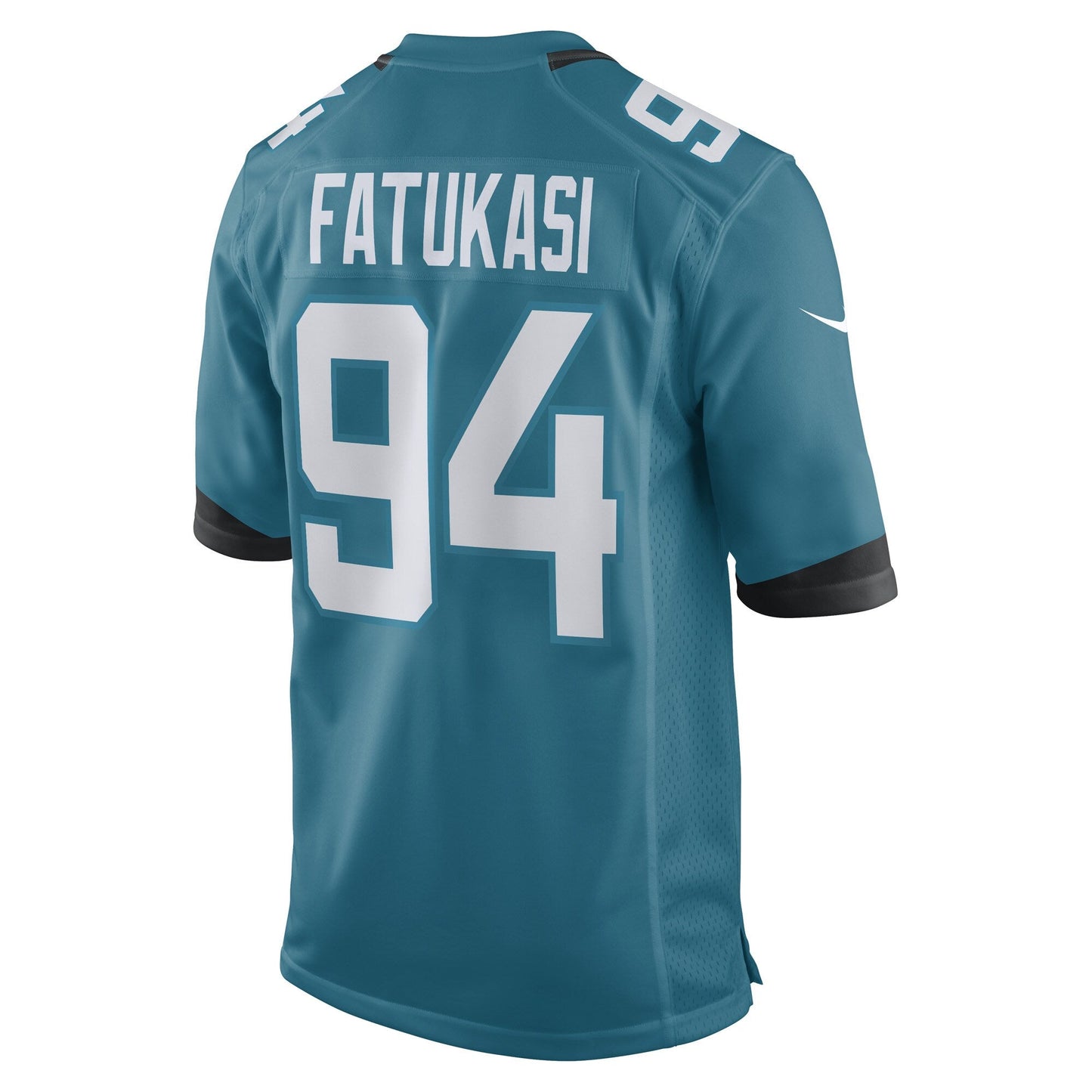 Folorunso Fatukasi Jacksonville Jaguars  Game   Jersey - Teal