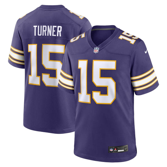 Dallas Turner Minnesota Vikings  Alternate Game Jersey -  Purple