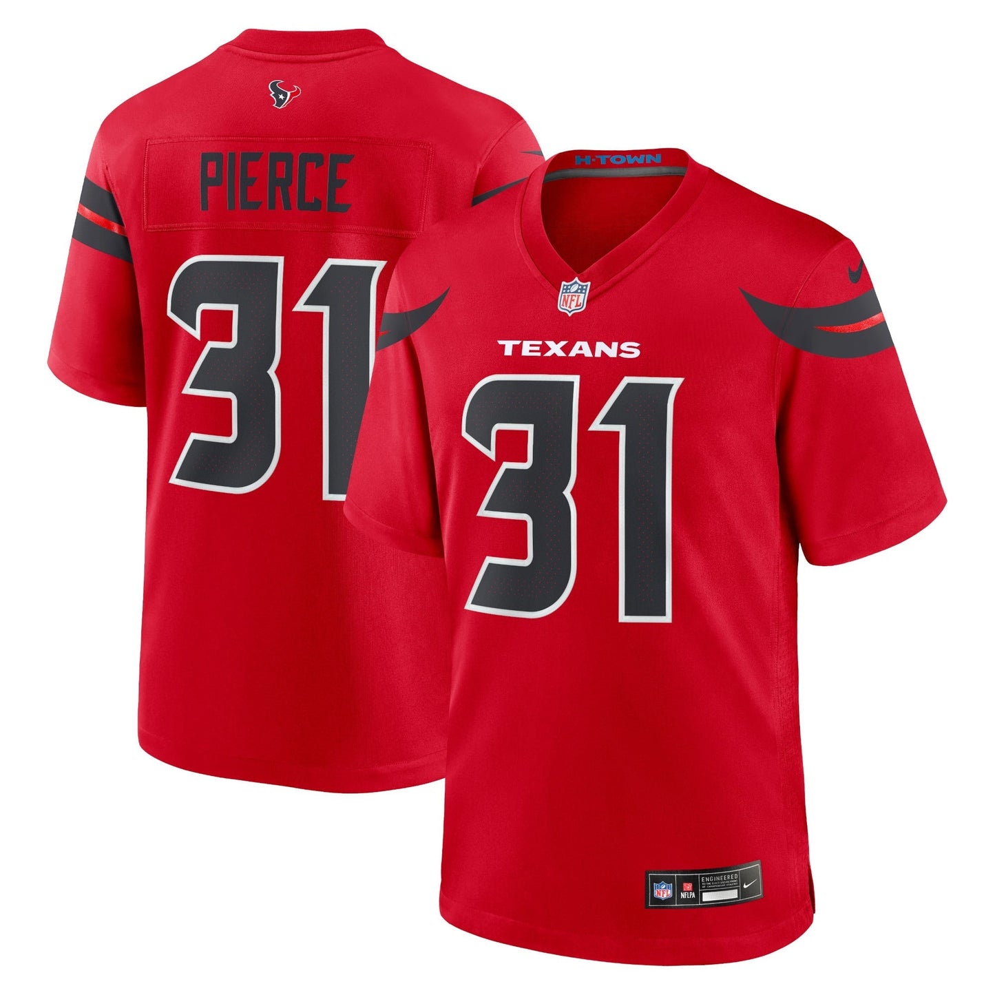 Houston Texans Dameon Pierce Red Alternate Game Jersey