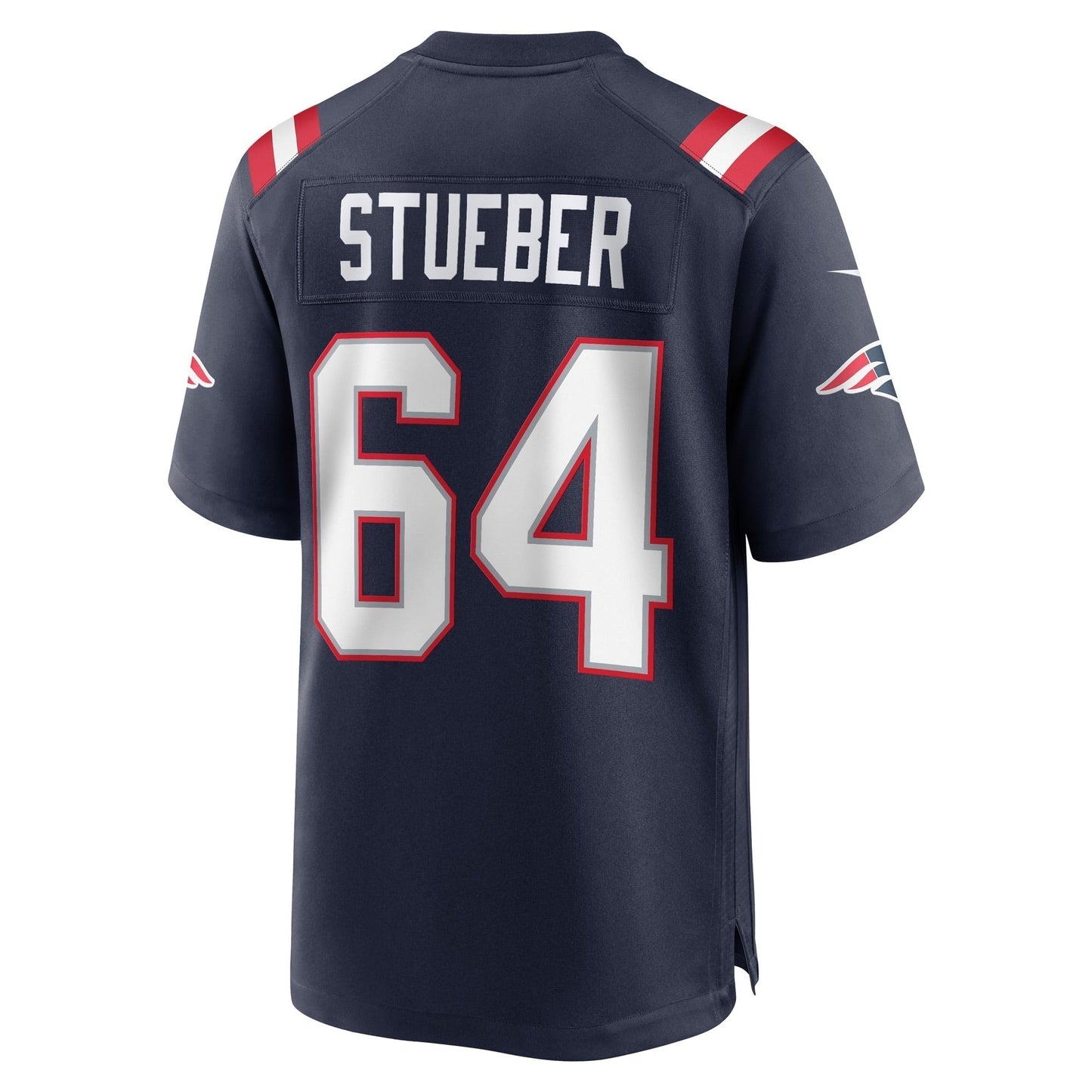 Andrew Stueber New England Patriots  Game   Jersey - Navy