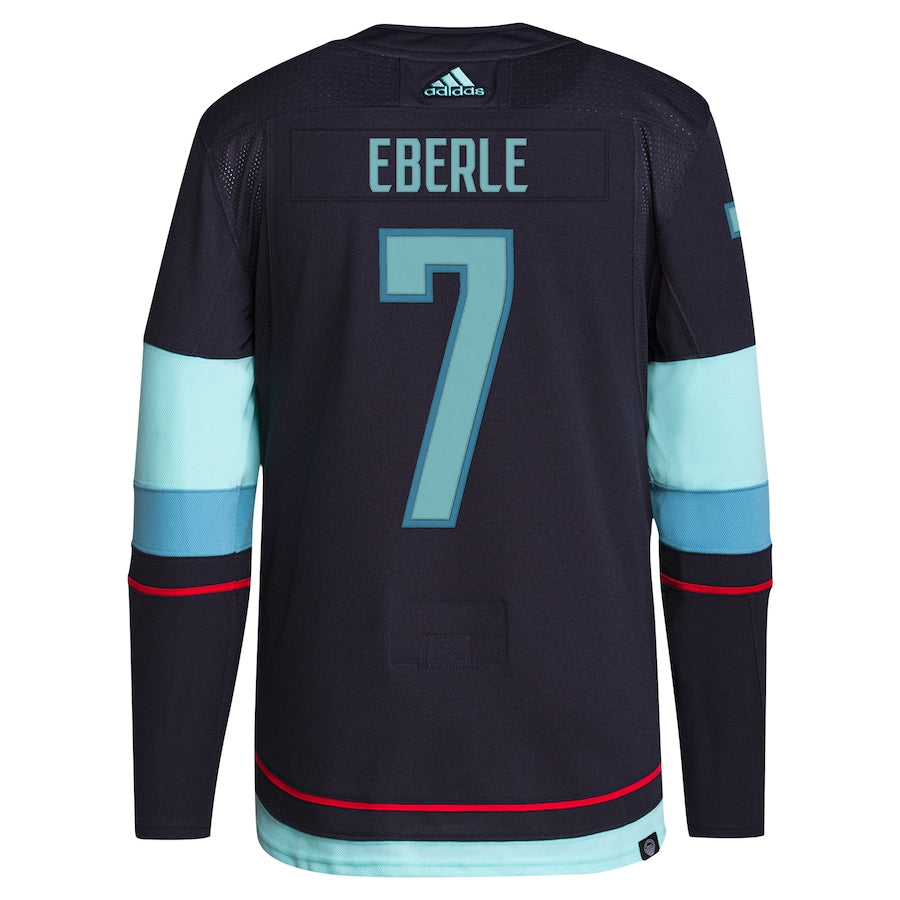 Men's Seattle Kraken Jordan Eberle  Navy Home Primegreen Authentic Pro Player - Jersey