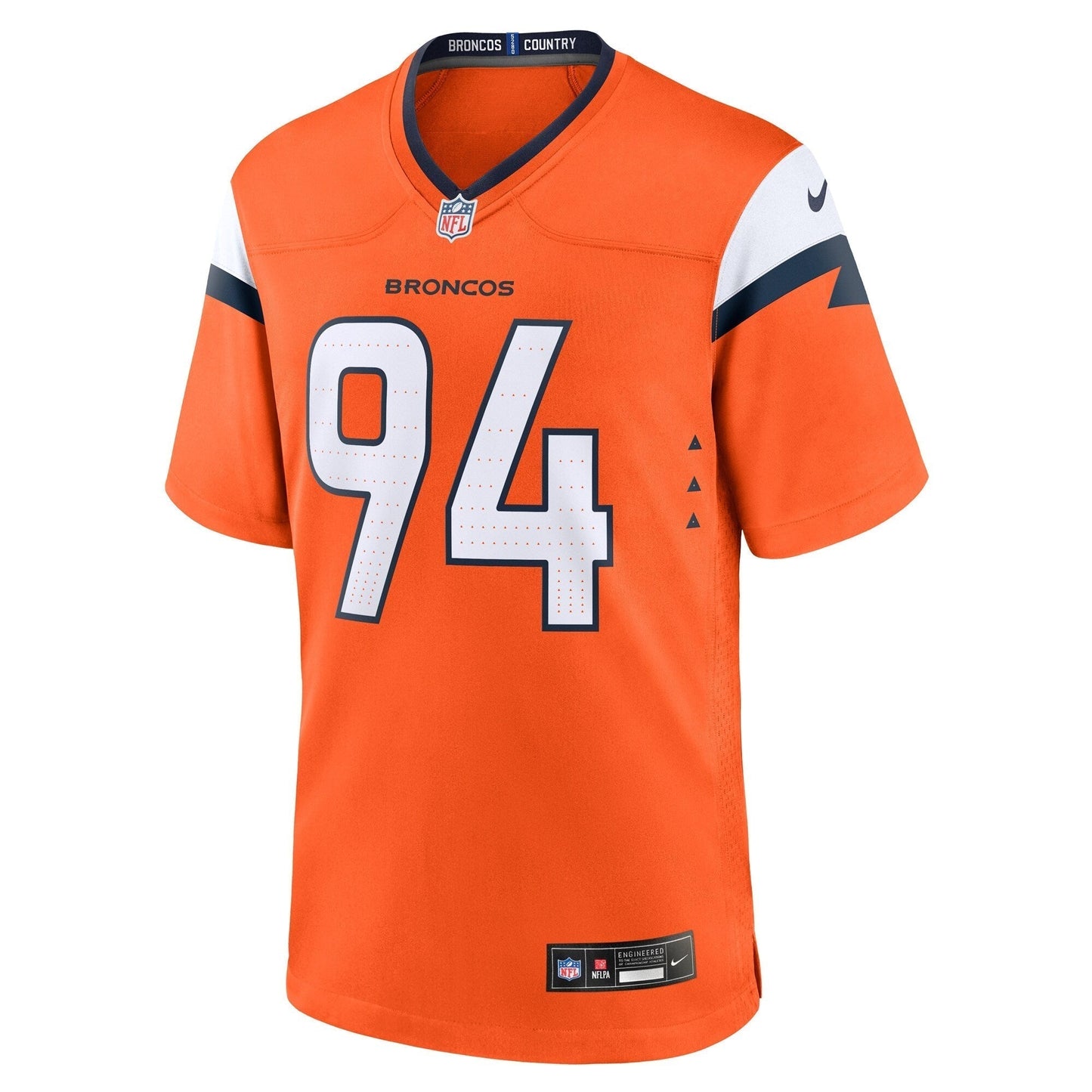 Jordan Jackson Denver Broncos  Team Game Jersey -  Orange