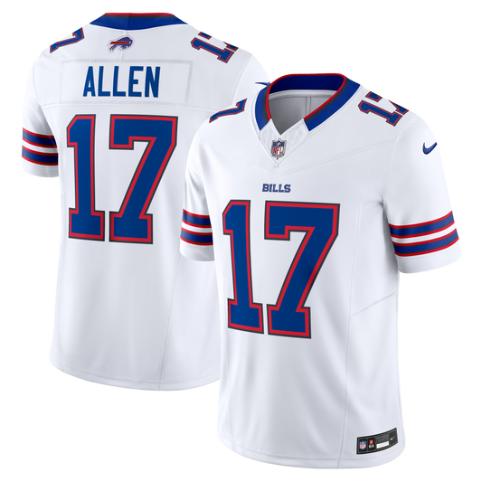 Buffalo Bills Josh Allen White Vapor F.U.S.E. Limited Jersey