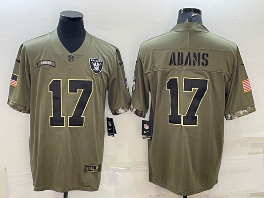 Men's Las Vegas Raiders Davante Adams Game Jersey Stitched American Football Jerseys