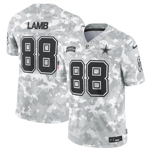 CeeDee Lamb Dallas Cowboys  2024 Salute to Service Limited Jersey - Arctic Camo