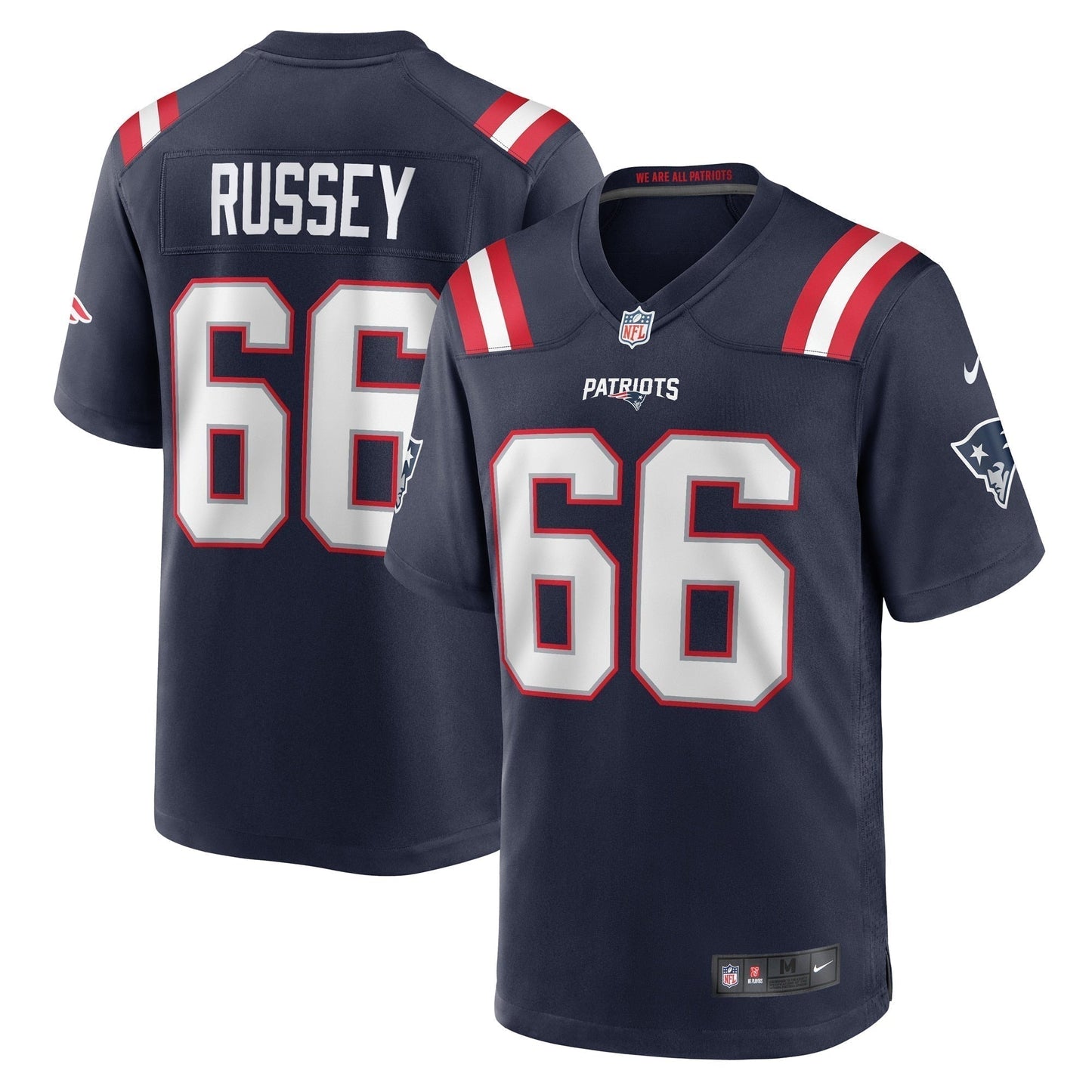 Kody Russey New England Patriots  Game   Jersey - Navy