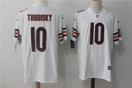 Men's Chicago Bears Mitch Trubisky White Game Jersey