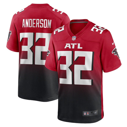 Jamal Anderson Atlanta Falcons  Retired   Alternate Game Jersey - Red