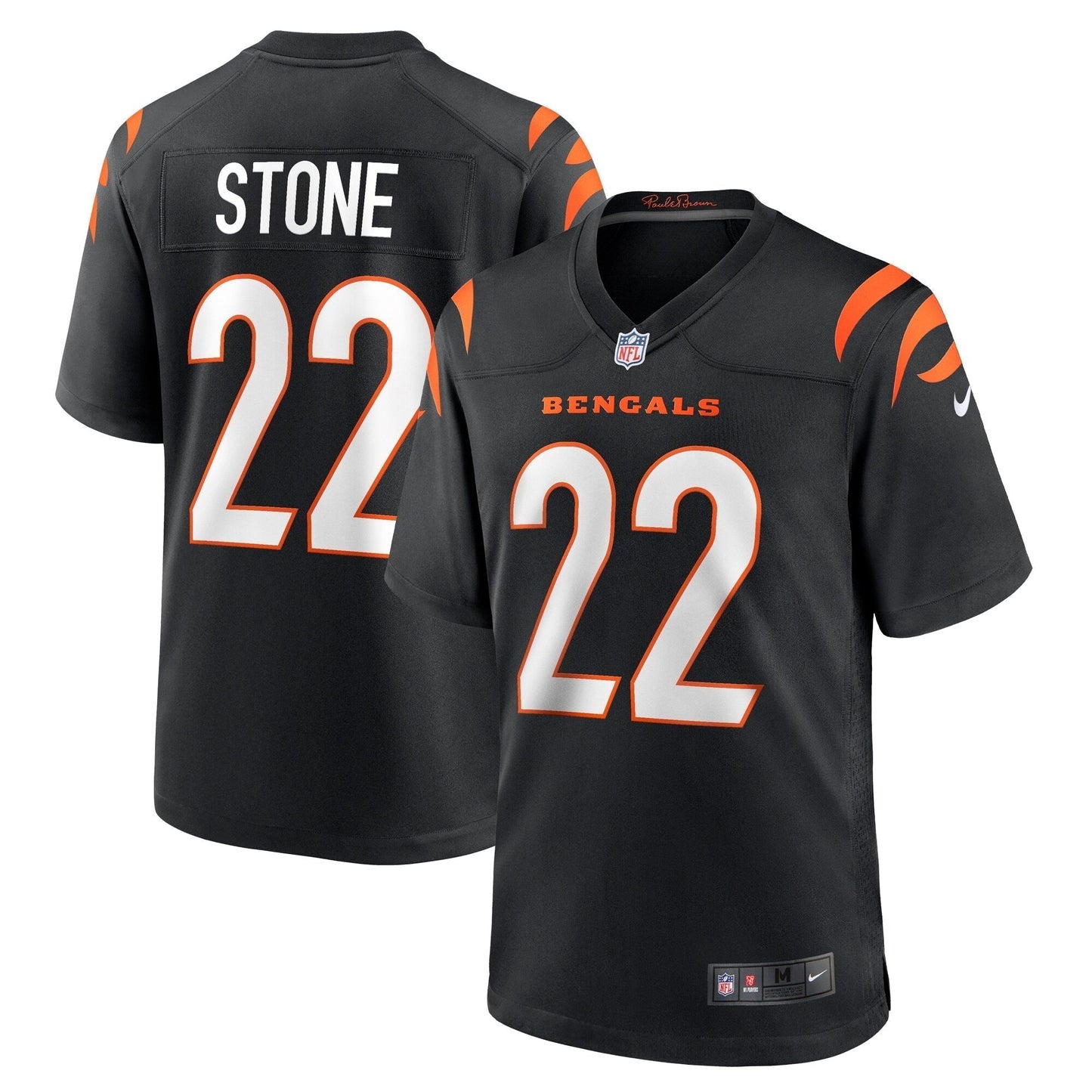 Geno Stone Cincinnati Bengals  Game Jersey -  Black