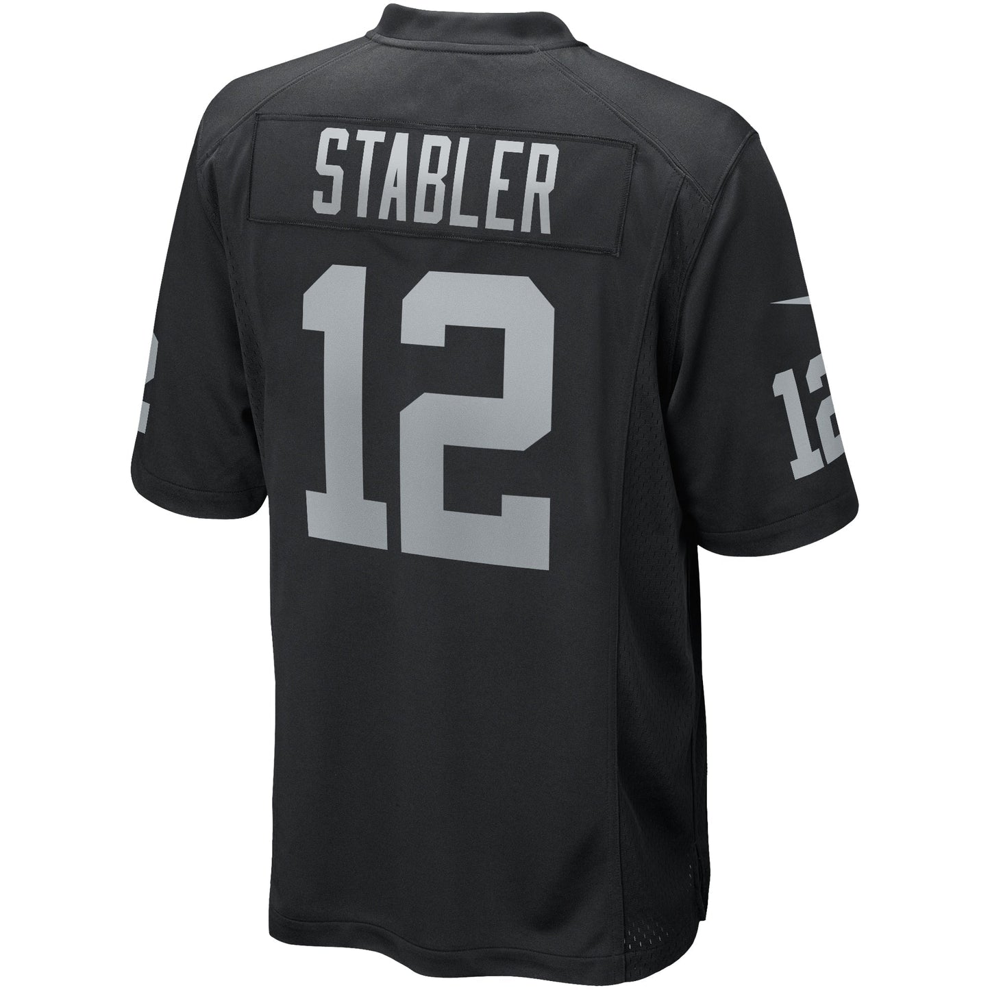 Ken Stabler Las Vegas Raiders  Game Retired   Jersey - Black